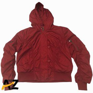 Women's Red Tally-Ho Jacket Coat Size L Large